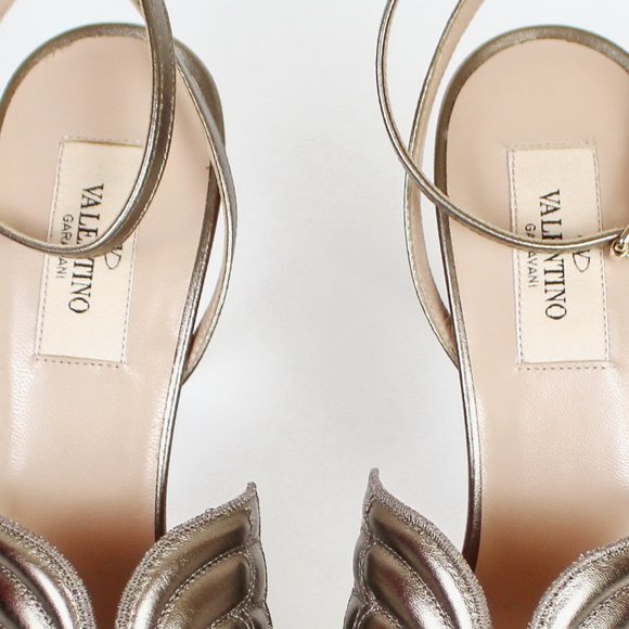NEW Valentino Metallic Butterfly Sandals | Runway Style for Party & Events - Picture 14 of 14